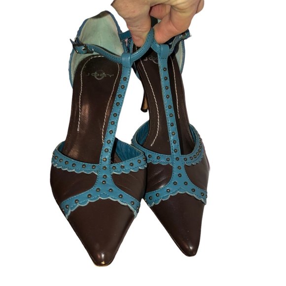 Joey Brown and Blue Heels - Picture 1 of 6